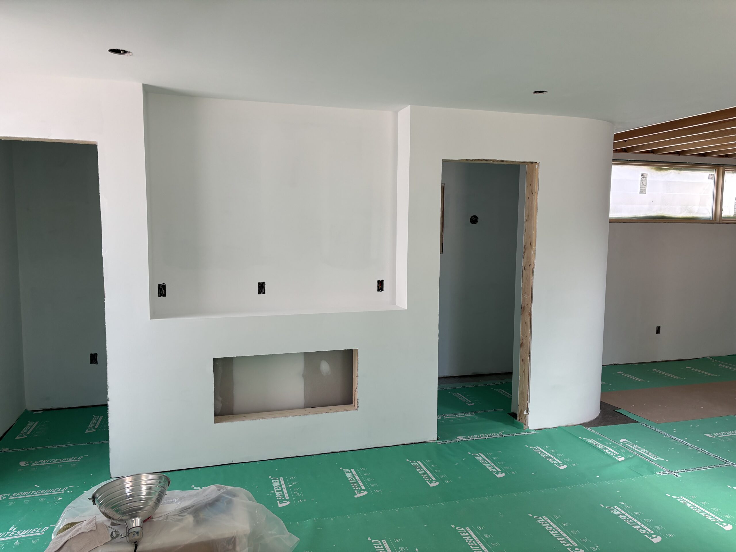 Smooth drywall finish ready for primer, Triad, NC 3