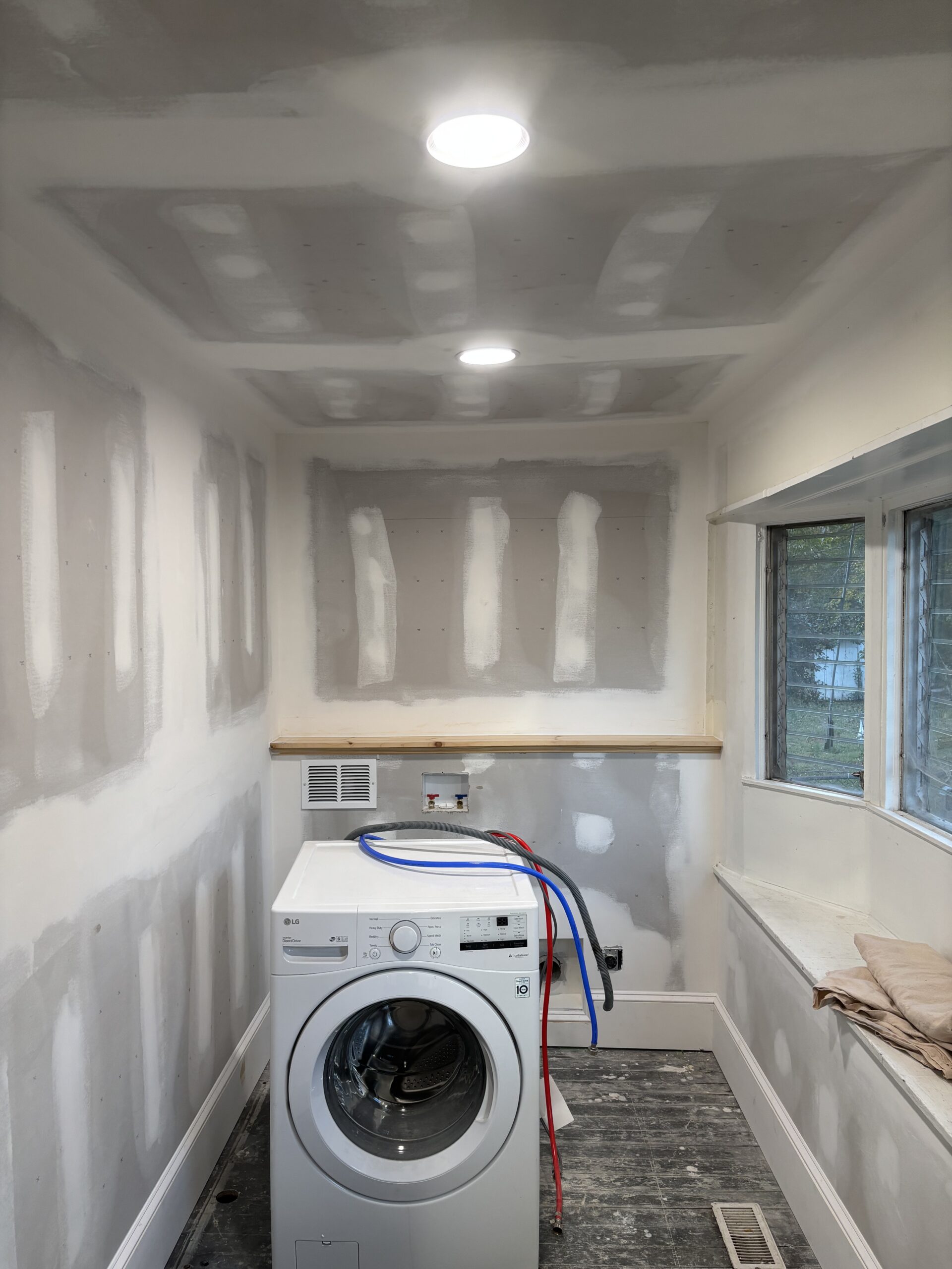 Smooth drywall finish ready for primer, Triad, NC 2